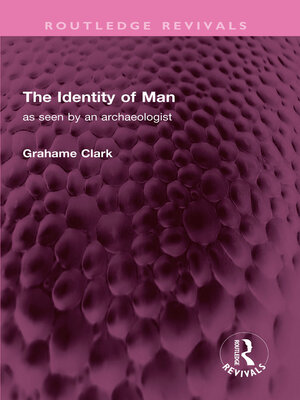 cover image of The Identity of Man